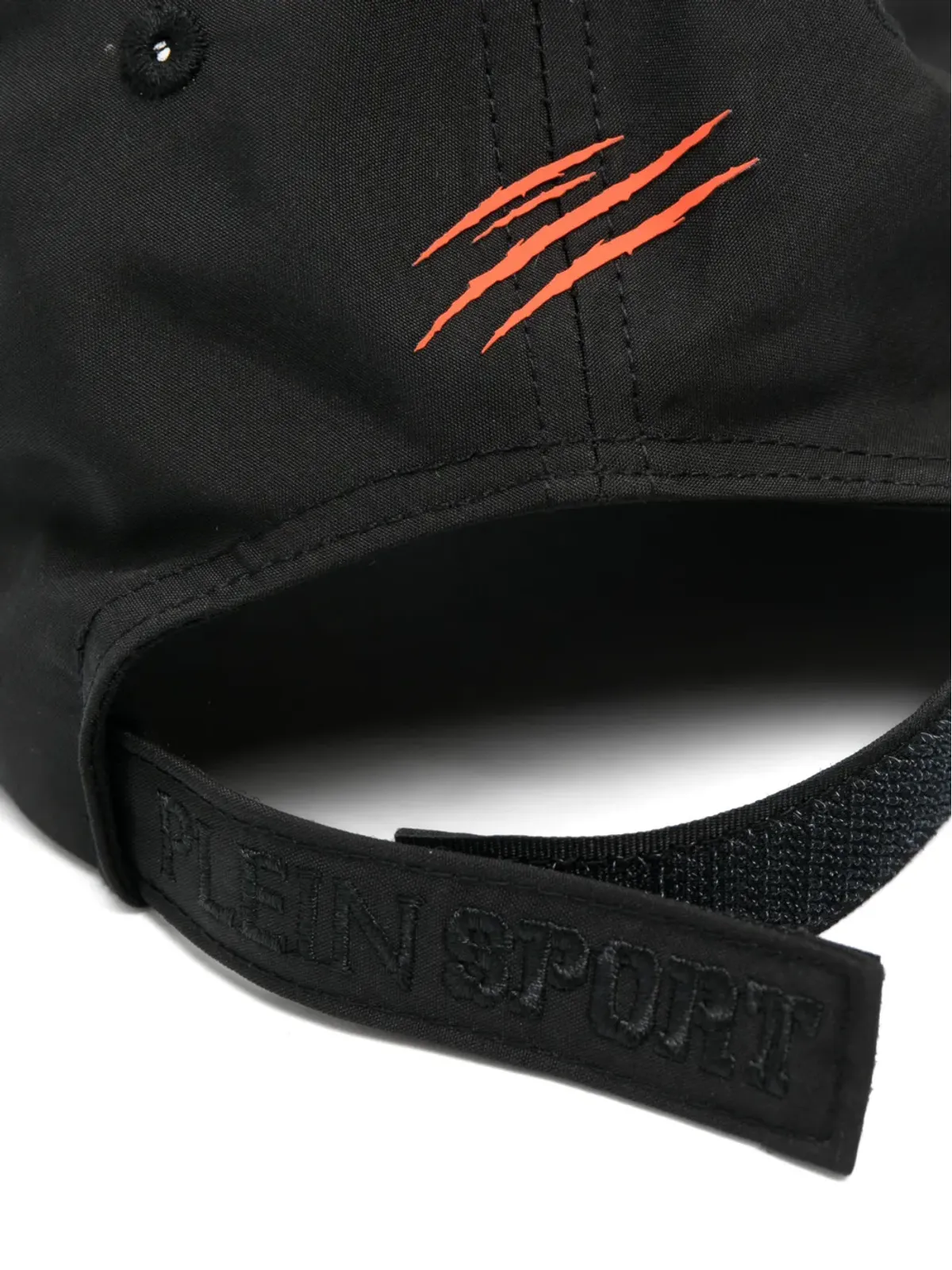 Plein Sport ロゴパッチ付き カーブドピークキャップ - ブラック - 画像2