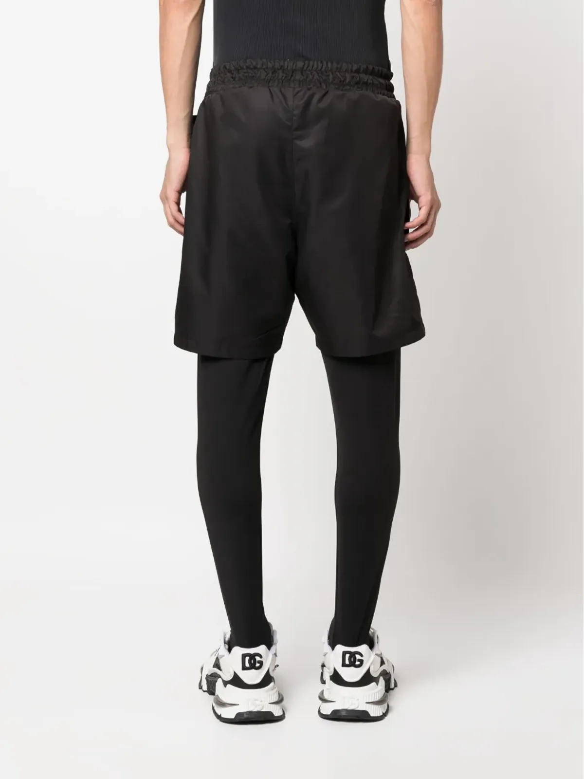 Plein Sport レイヤードランニングショーツ - 画像4