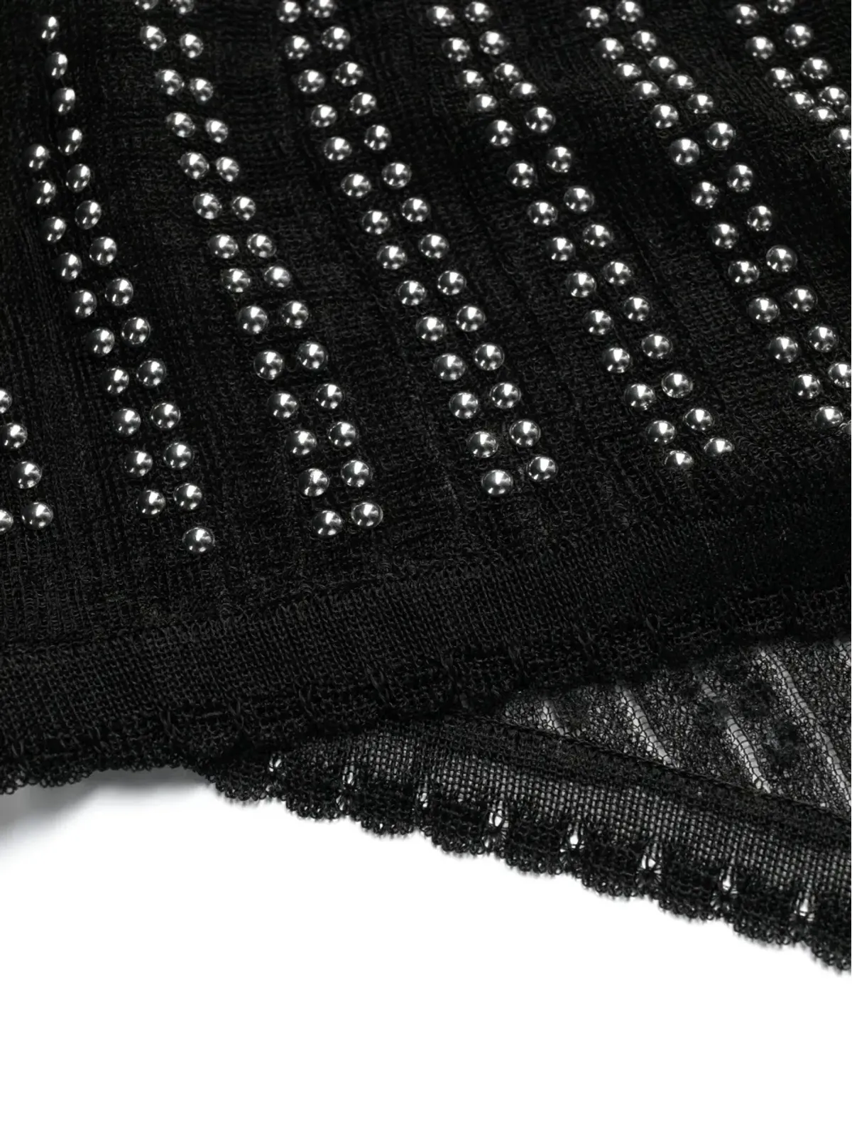 Rabanne bead-embellished high waist briefs - Black - 画像3