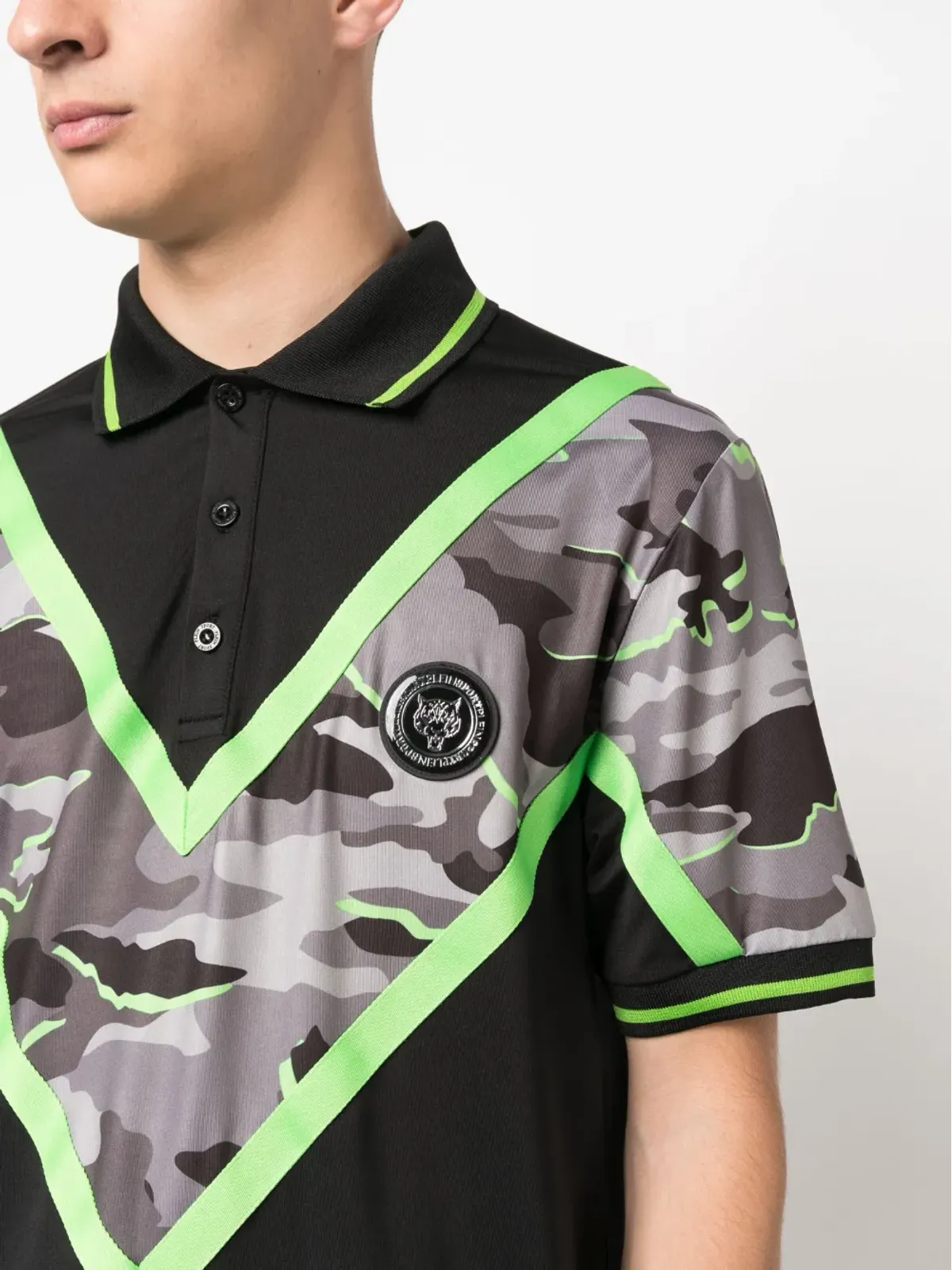 Plein Sport アマゾンエディション コットン ポロシャツ - 画像5