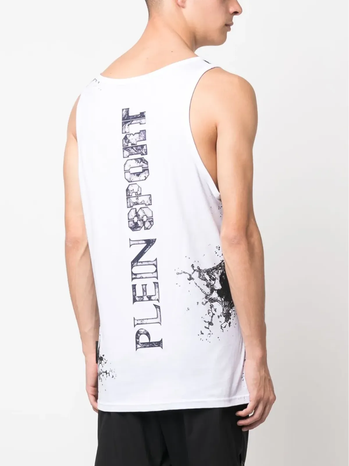 Plein Sport スプラッシュプリント コットンタンクトップ - 画像2