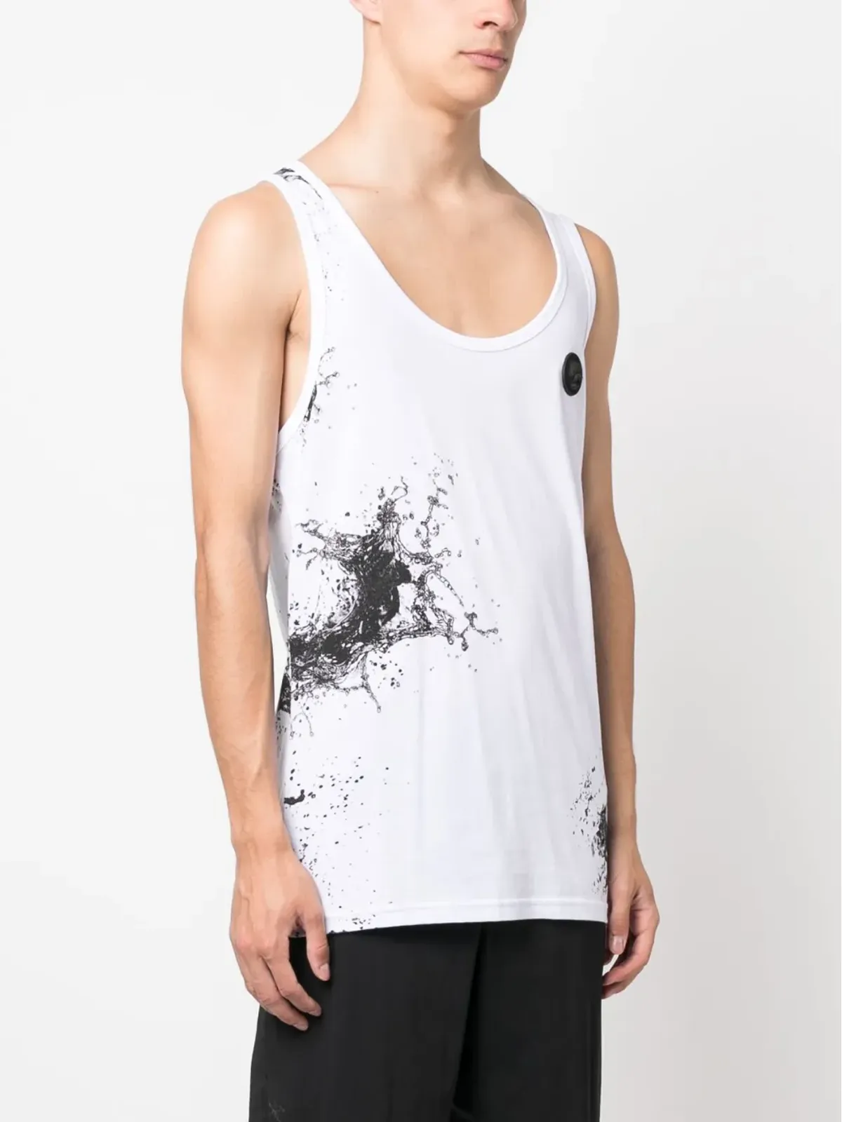 Plein Sport スプラッシュプリント コットンタンクトップ - 画像4