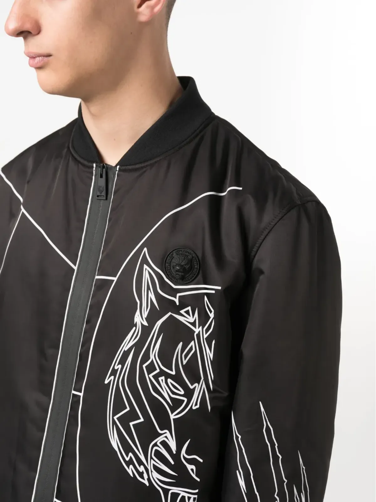 Plein Sport タイガーコートエディション ボンバージャケット - 画像5