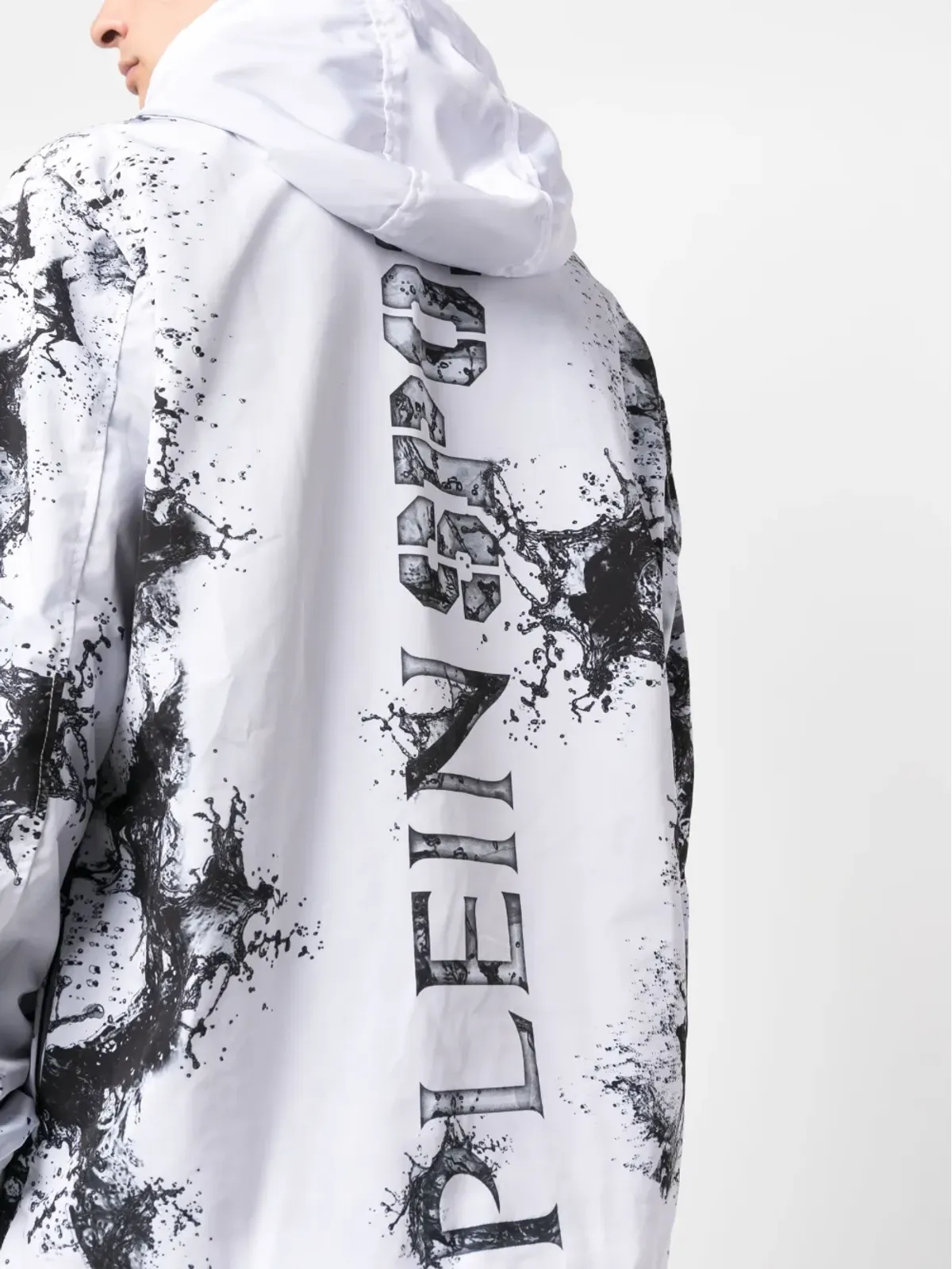 Plein Sport スプラッシュプリント フ hood付きジャケット - 画像5