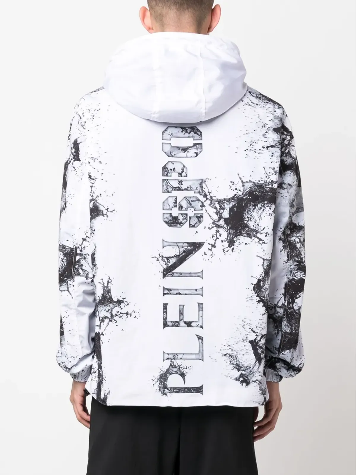 Plein Sport スプラッシュプリント フ hood付きジャケット - 画像4