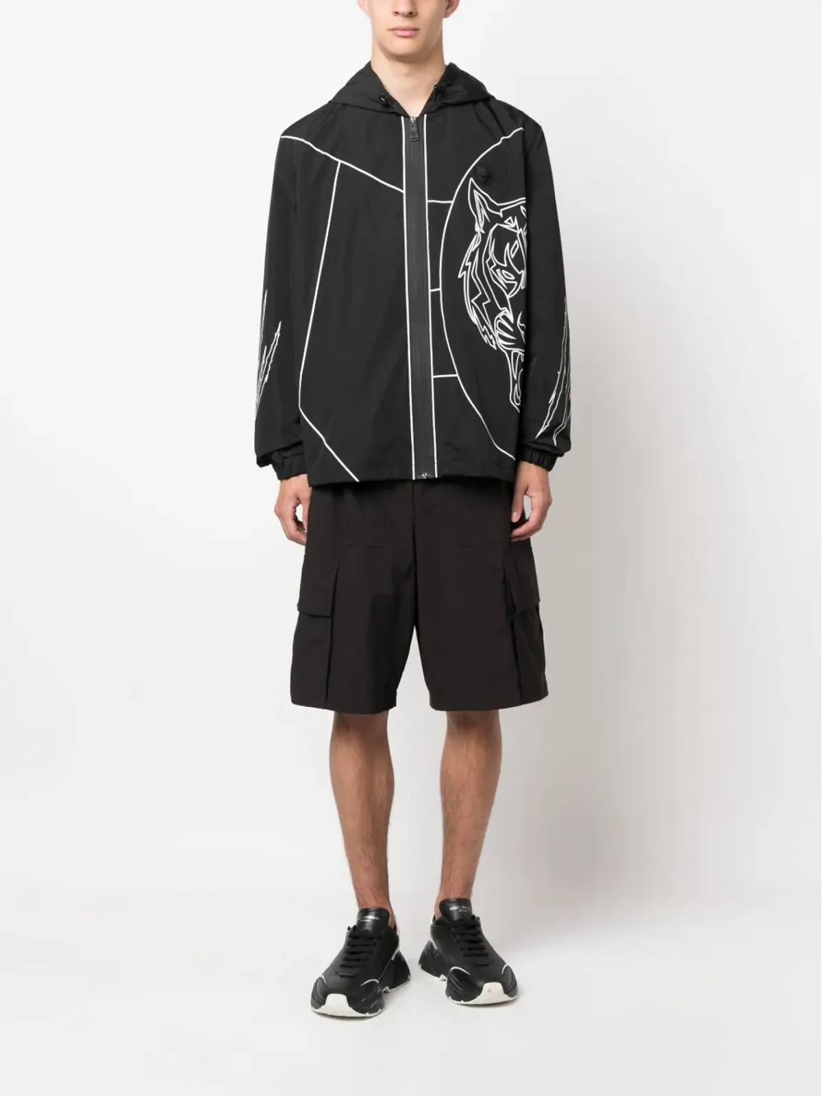 Plein Sport タイガー コートエディション ウィンドブレーカー ジャケット - 画像2