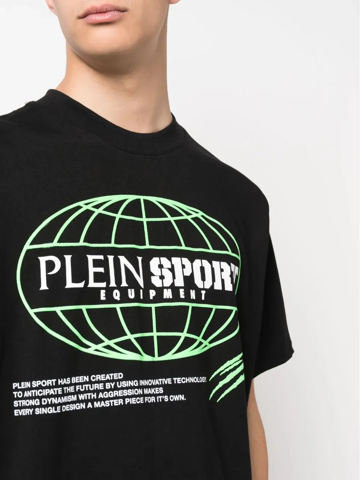 Plein Sport SSグローバルエクスプレスエディション Tシャツ - 画像5
