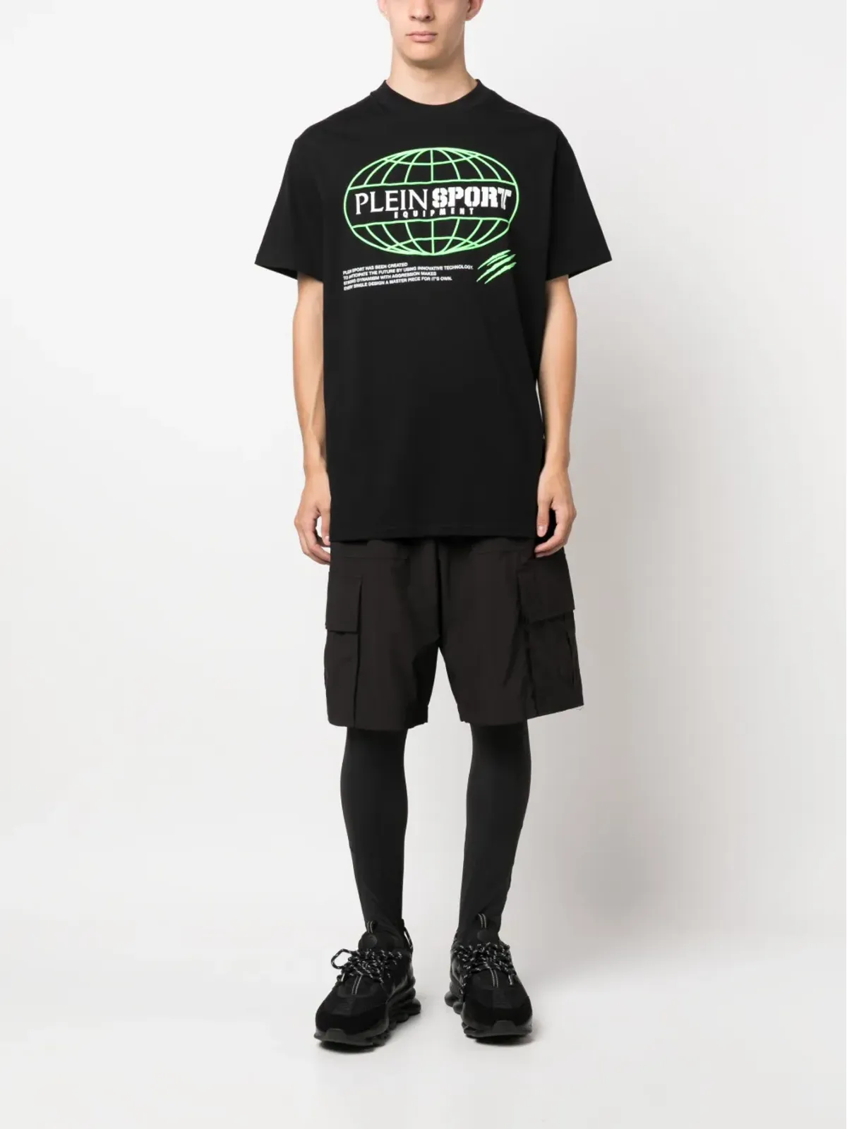 Plein Sport SSグローバルエクスプレスエディション Tシャツ - 画像2