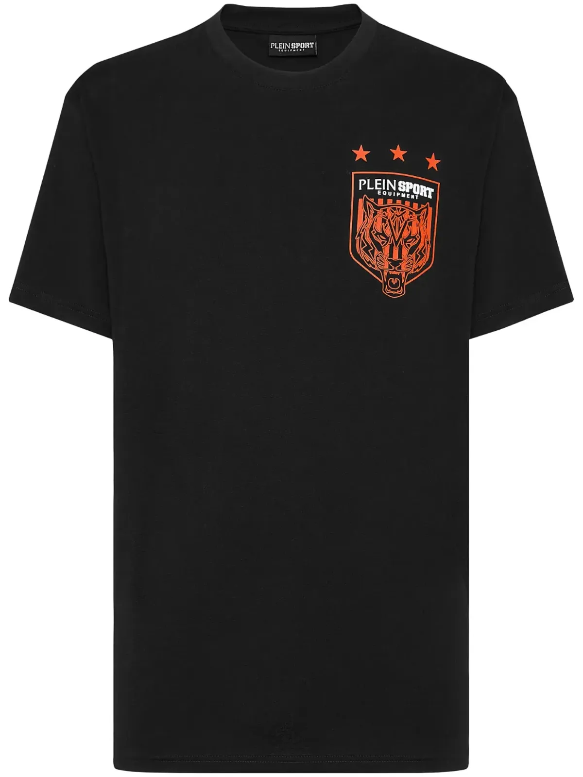Plein Sport タイガー・クレスト エディション コットンTシャツ - ブラック - 画像1