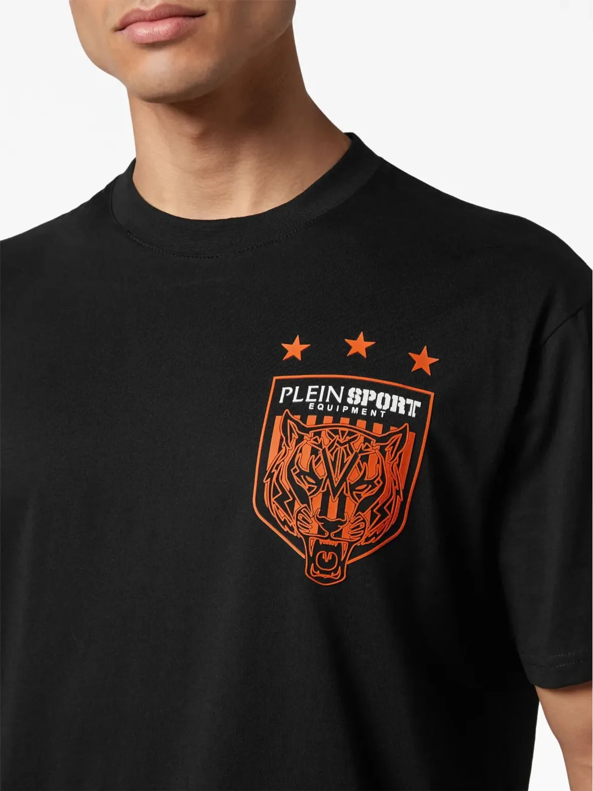 Plein Sport タイガー・クレスト エディション コットンTシャツ - ブラック - 画像4