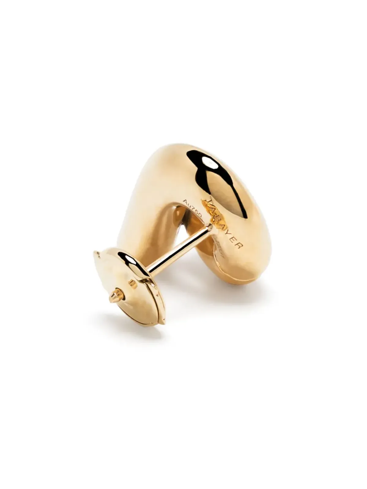 Tabayer 18kt イエローゴールド ダイヤモンドスタッドピアス - 画像4