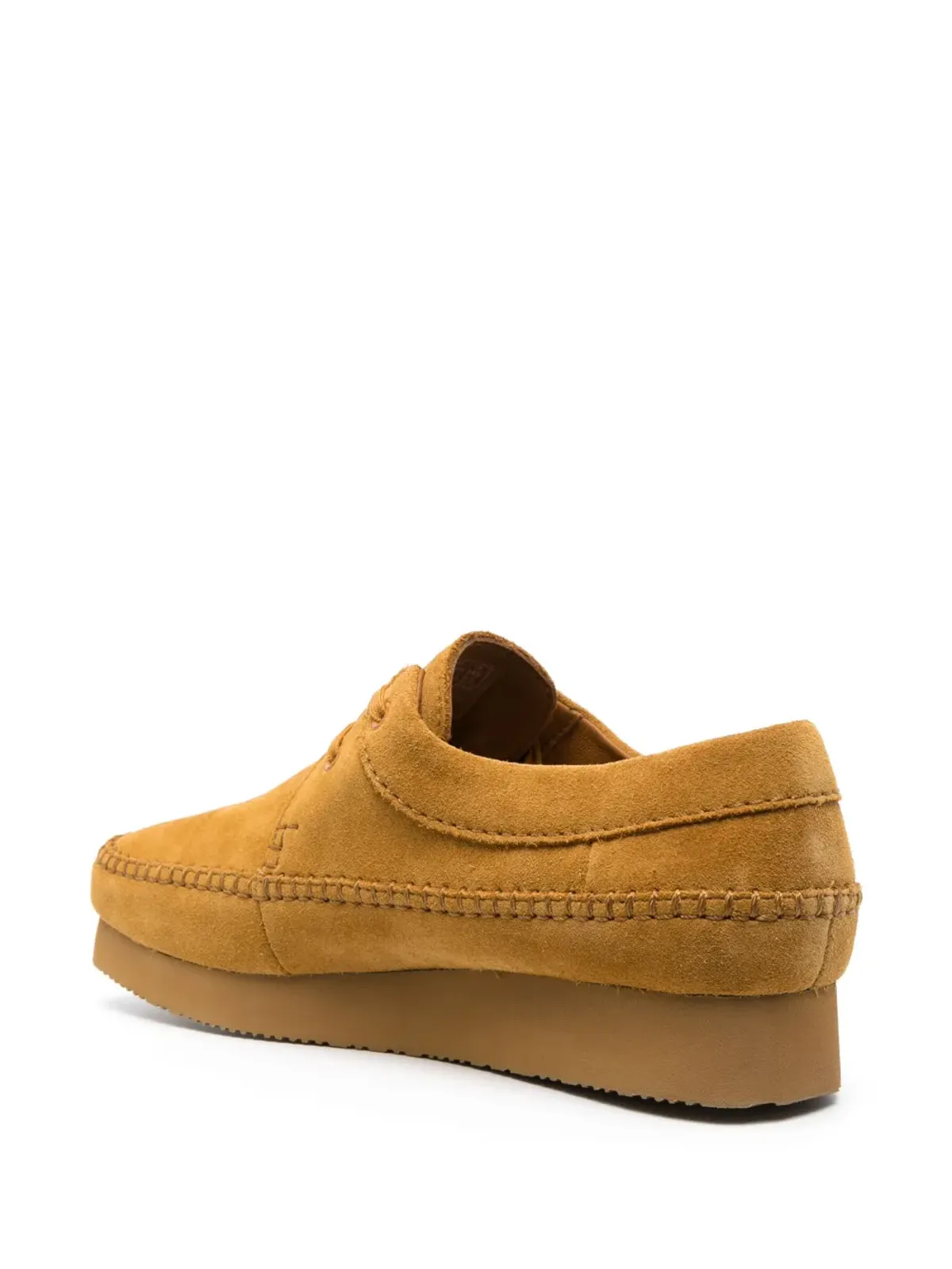 Clarks スエード レースアップシューズ - イエロー - 画像3