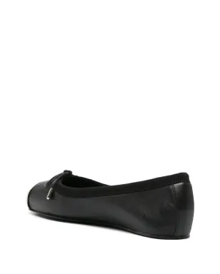Alexander McQueen メタルトゥキャップ レザー バレリーナシューズ - サムネイル3