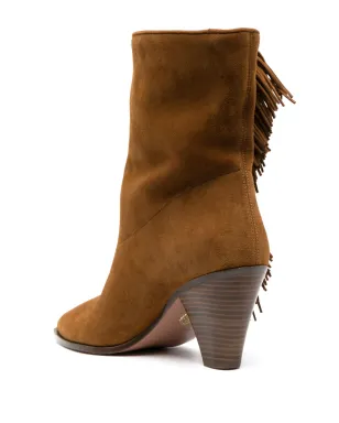 Aquazzura マルファ 70mm スエード ブーツ - サムネイル3