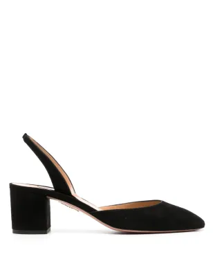 Aquazzura スリングバック・ブロックヒール パンプス - サムネイル1