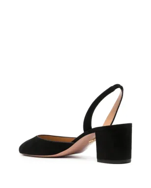Aquazzura スリングバック・ブロックヒール パンプス - サムネイル3