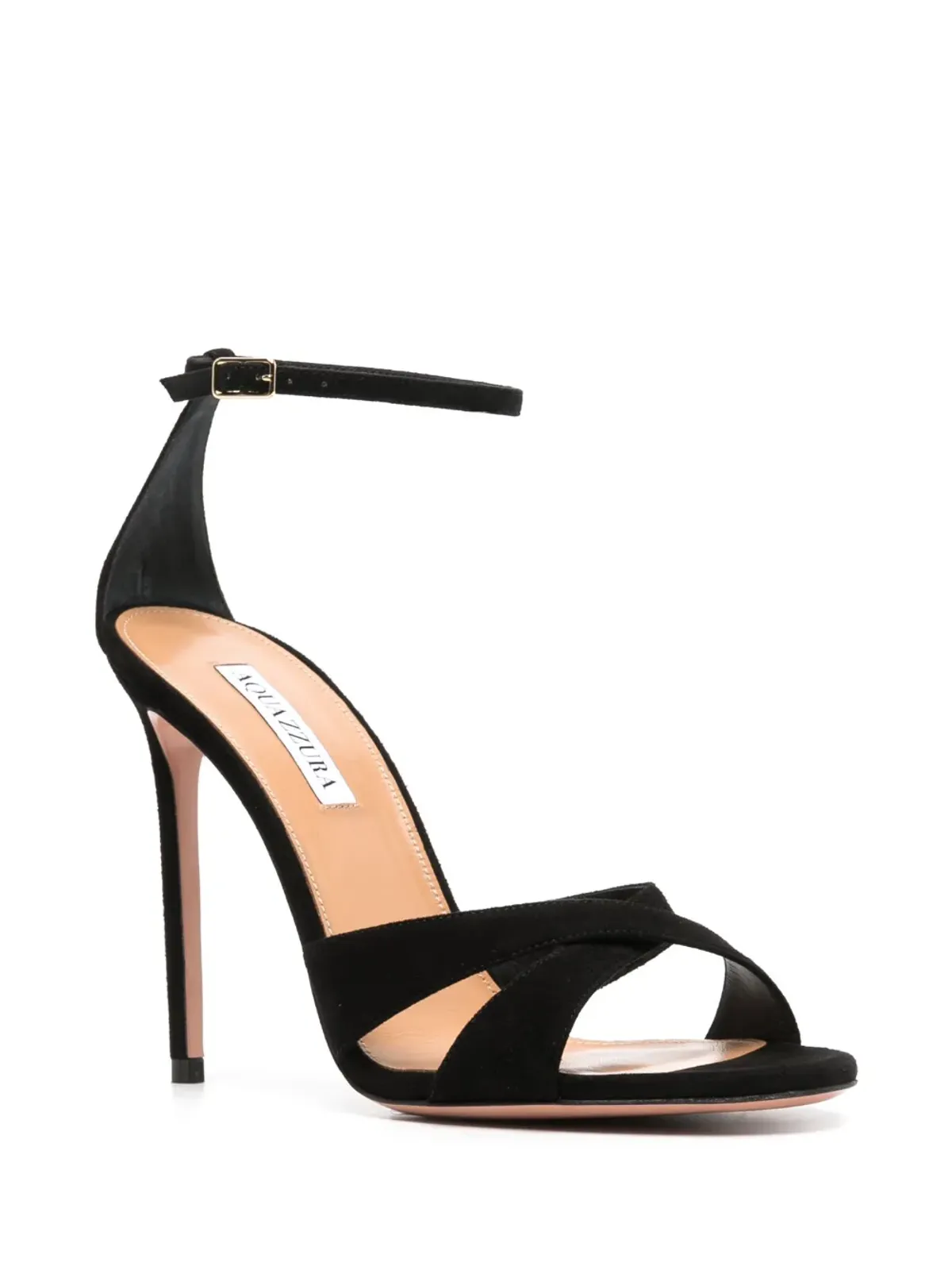 Aquazzura Divine 105mm スエードサンダル - ブラック - 画像2