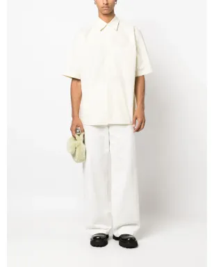 Jil Sander パッチポケットコットンシャツ（イエロー） - サムネイル2
