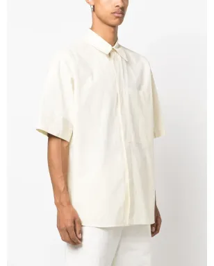 Jil Sander パッチポケットコットンシャツ（イエロー） - サムネイル3