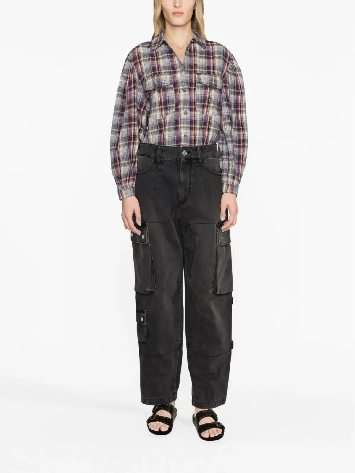 MARANT ÉTOILE Lidzy パフスリーブ シャツ - 画像2