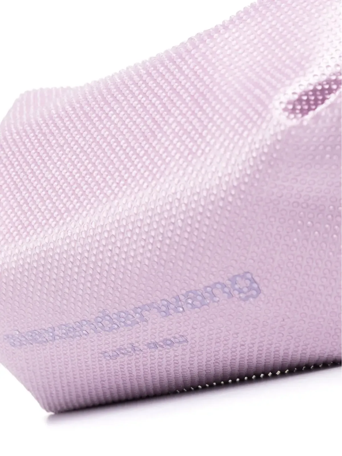 Alexander Wang スクランチークリスタル装飾ミニバッグ - パープル - 画像5