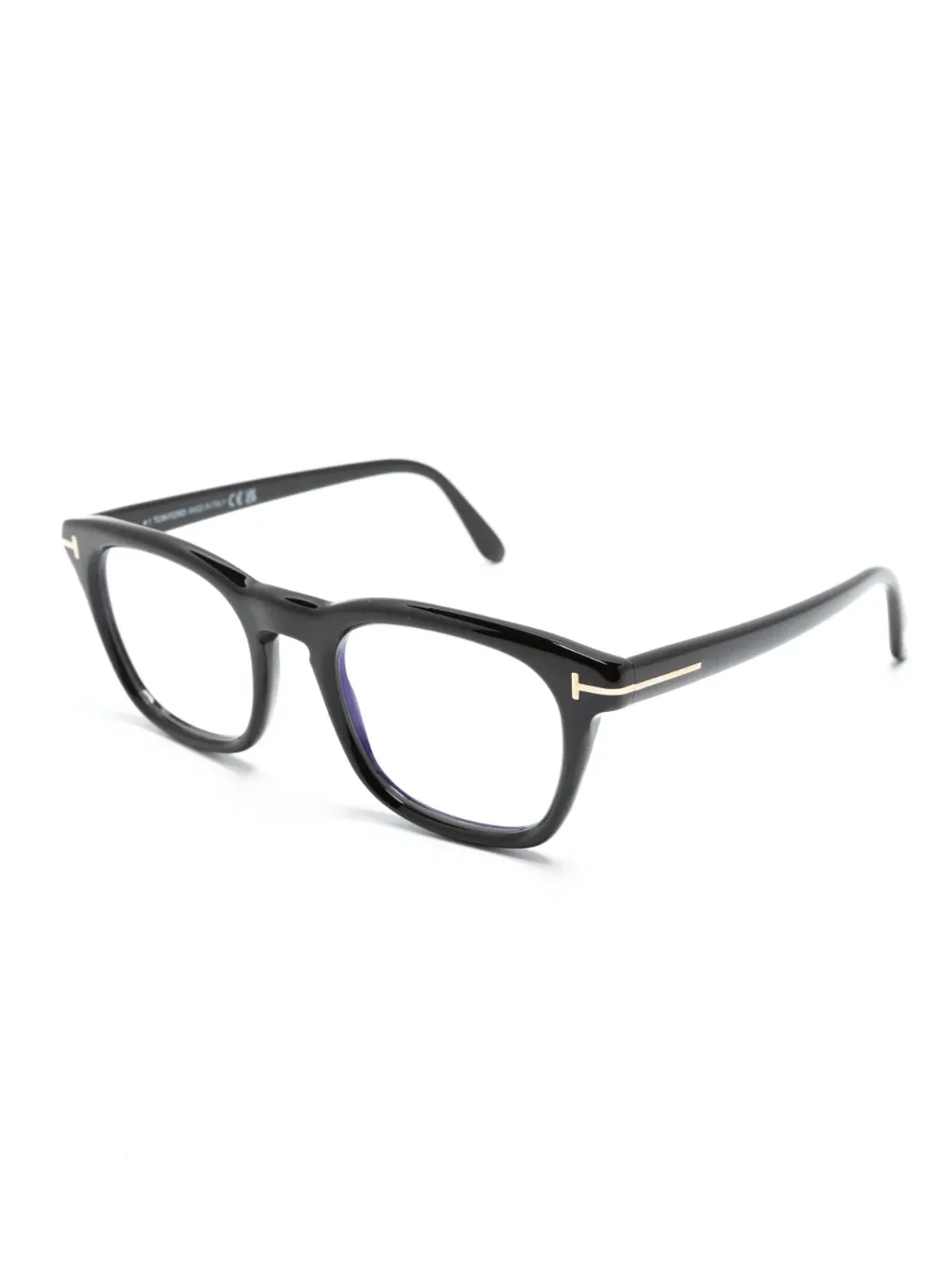 TOM FORD Eyewear ロゴプレート スクエアフレーム眼鏡 - 画像2