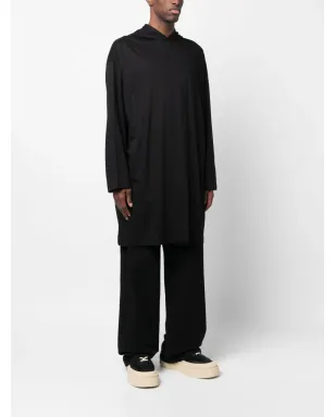 Yohji Yamamoto グラフィックプリント ロングフーディー Tシャツ - サムネイル3