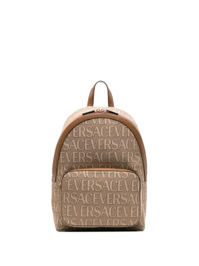 VERSACE Versace ロゴプリント バックパックの商品画像