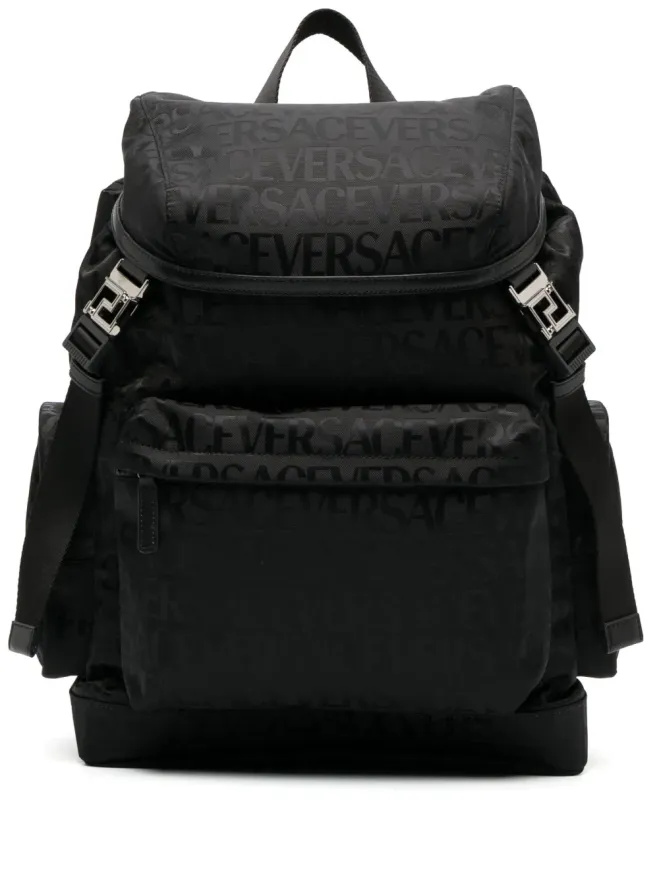 VERSACE Versace オールオーバー ネオ バックパック - ブラックの商品画像