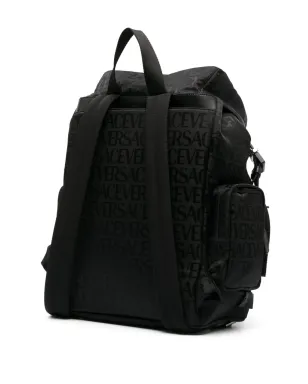 Versace オールオーバー ネオ バックパック - ブラック - サムネイル3