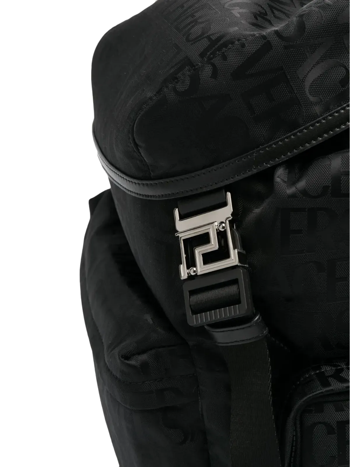 Versace オールオーバー ネオ バックパック - ブラック - 画像4