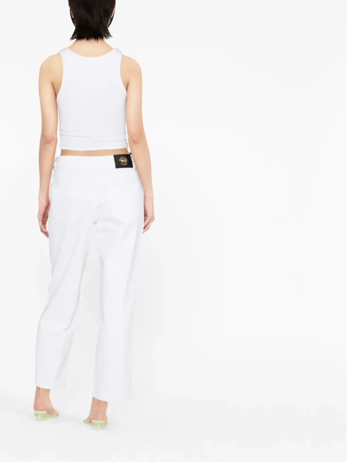 Versace Jeans Couture スカーフディテール ストレートジーンズ - White - 画像4