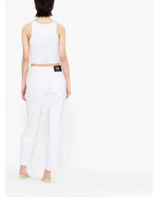 Versace Jeans Couture スカーフディテール ストレートジーンズ - White - サムネイル4
