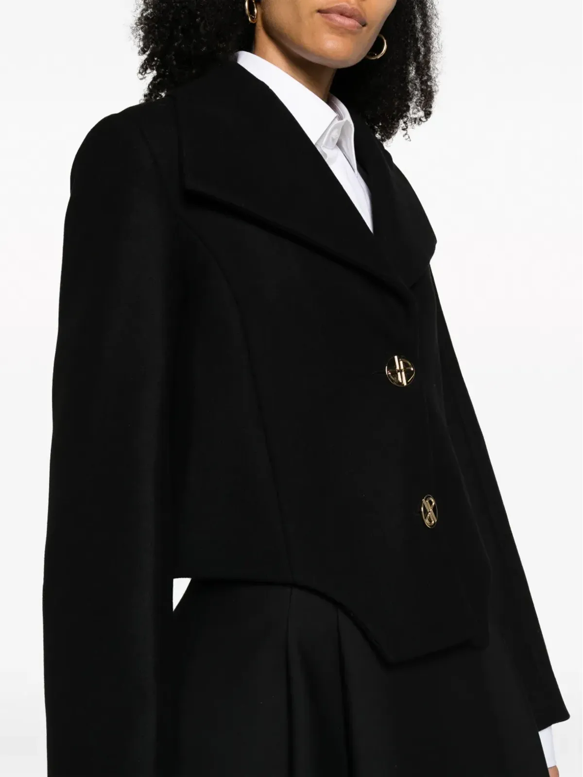 Patou カットアウト・クロップドジャケット - 画像5