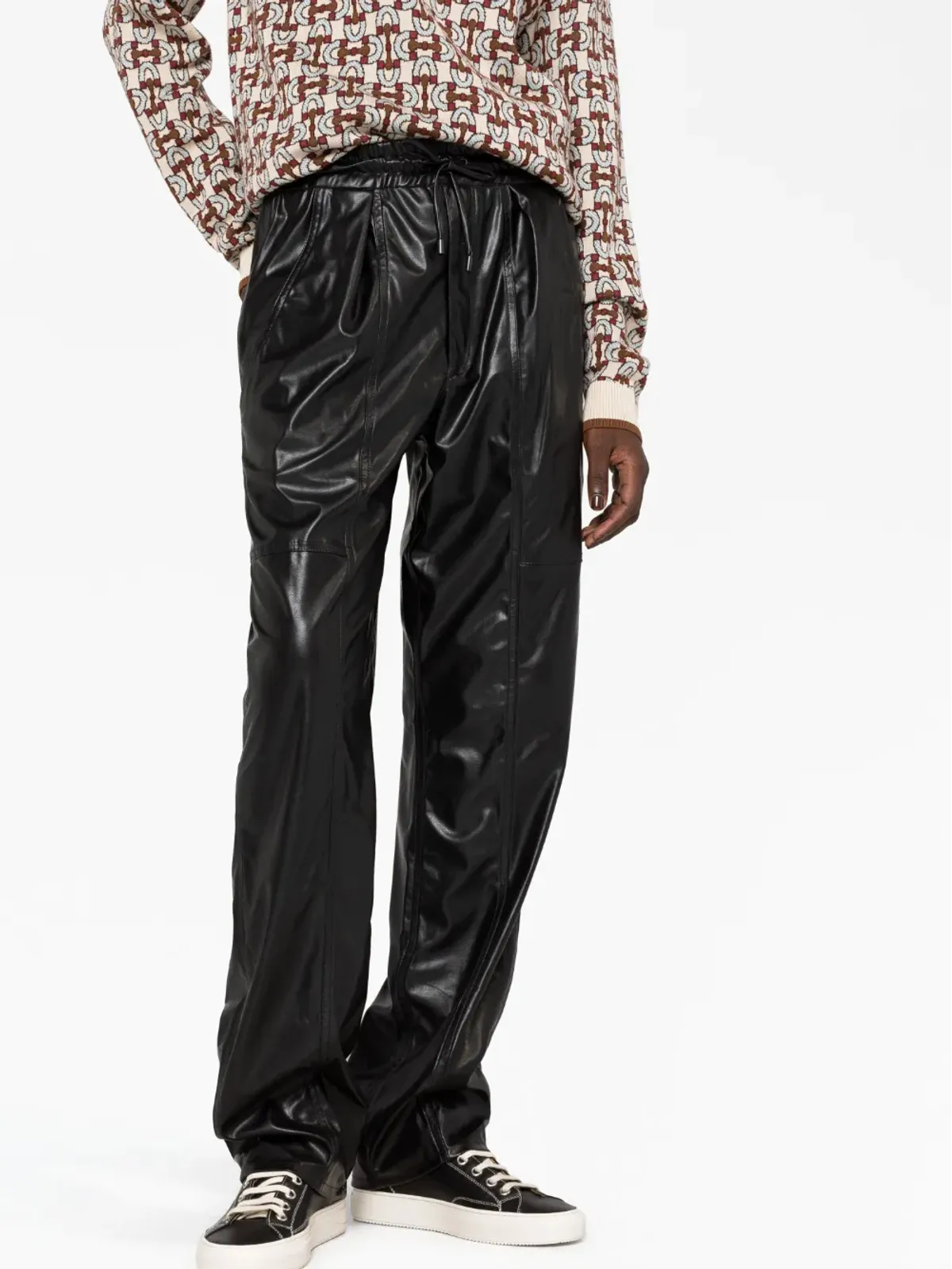 MARANT ÉTOILE Brina ドローストリングパンツ - ブラック - 画像5