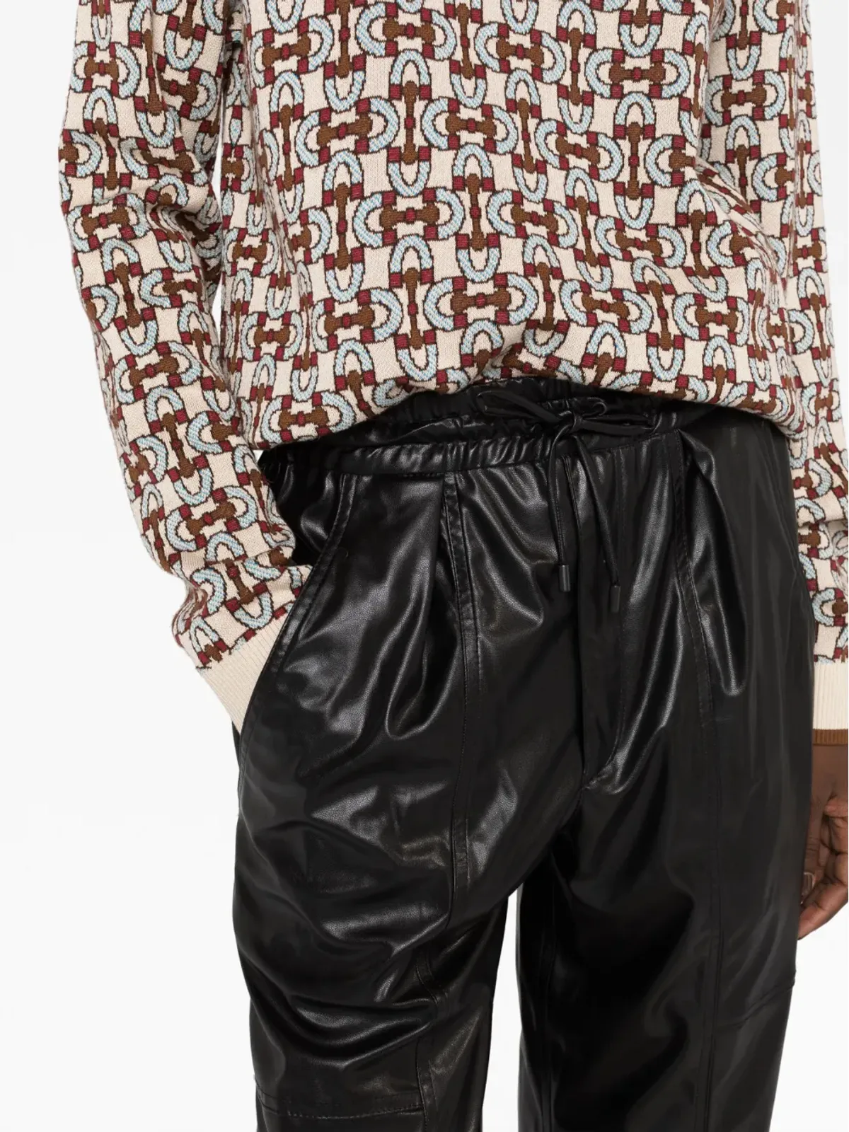 MARANT ÉTOILE Brina ドローストリングパンツ - ブラック - 画像3