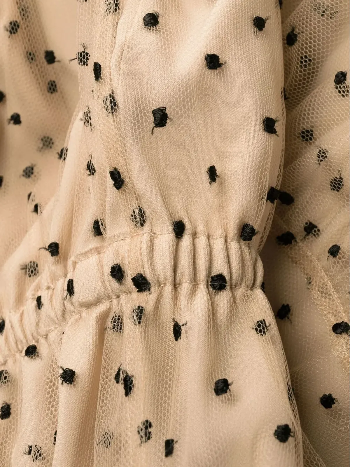 Gucci ポルカドット ワンショルダーミニドレス - 画像5