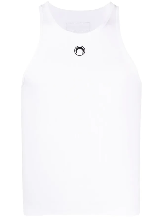 Marine Serre Marine Serre 三日月モチーフ コットン タンクトップの商品画像