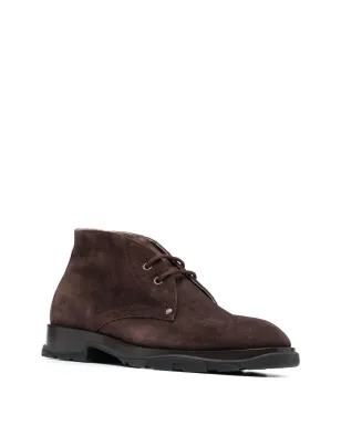 Alexander McQueen レースアップスエードブーツ ブラウン - サムネイル2