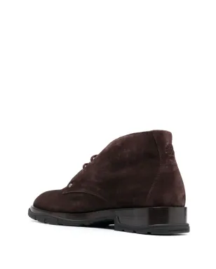 Alexander McQueen レースアップスエードブーツ ブラウン - サムネイル3