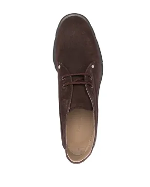Alexander McQueen レースアップスエードブーツ ブラウン - サムネイル4