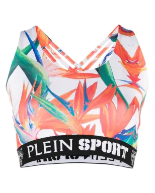 Plein Sport ボタニカルプリント ジョギングブラ - サムネイル1