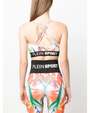 Plein Sport ボタニカルプリント ジョギングブラ - サムネイル4
