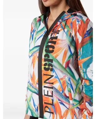 Plein Sport K-Way 花柄プリント ジップ付き軽量ジャケット - サムネイル5