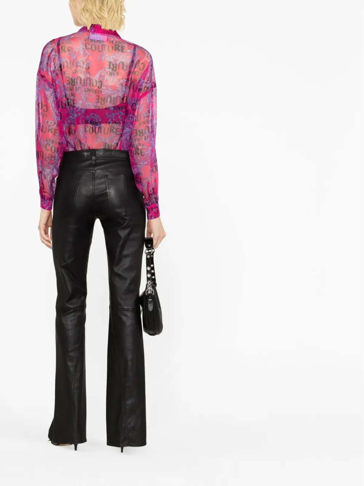 Versace Jeans Couture ロゴプリント長袖シャツ - 画像3