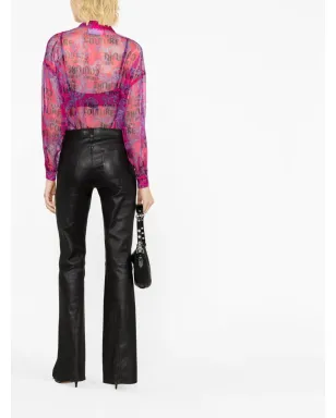 Versace Jeans Couture ロゴプリント長袖シャツ - サムネイル3