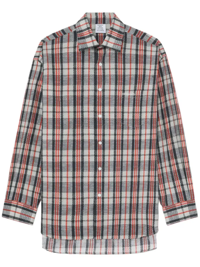 VETEMENTS VETEMENTS チェック柄コットンシャツの商品画像