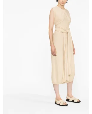 LEMAIRE tie-detail cotton dress - サムネイル3