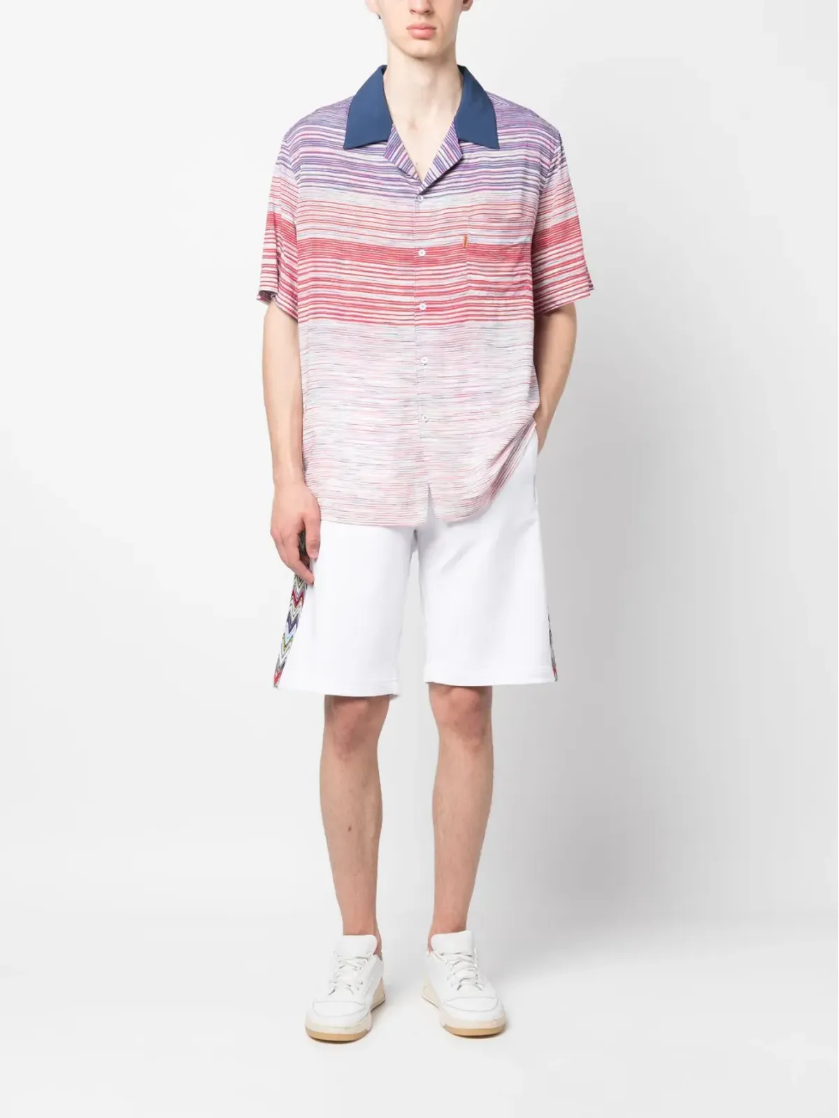 Missoni ミッソーニ シグネチャー ジグザグディテール ショートパンツ - 画像2
