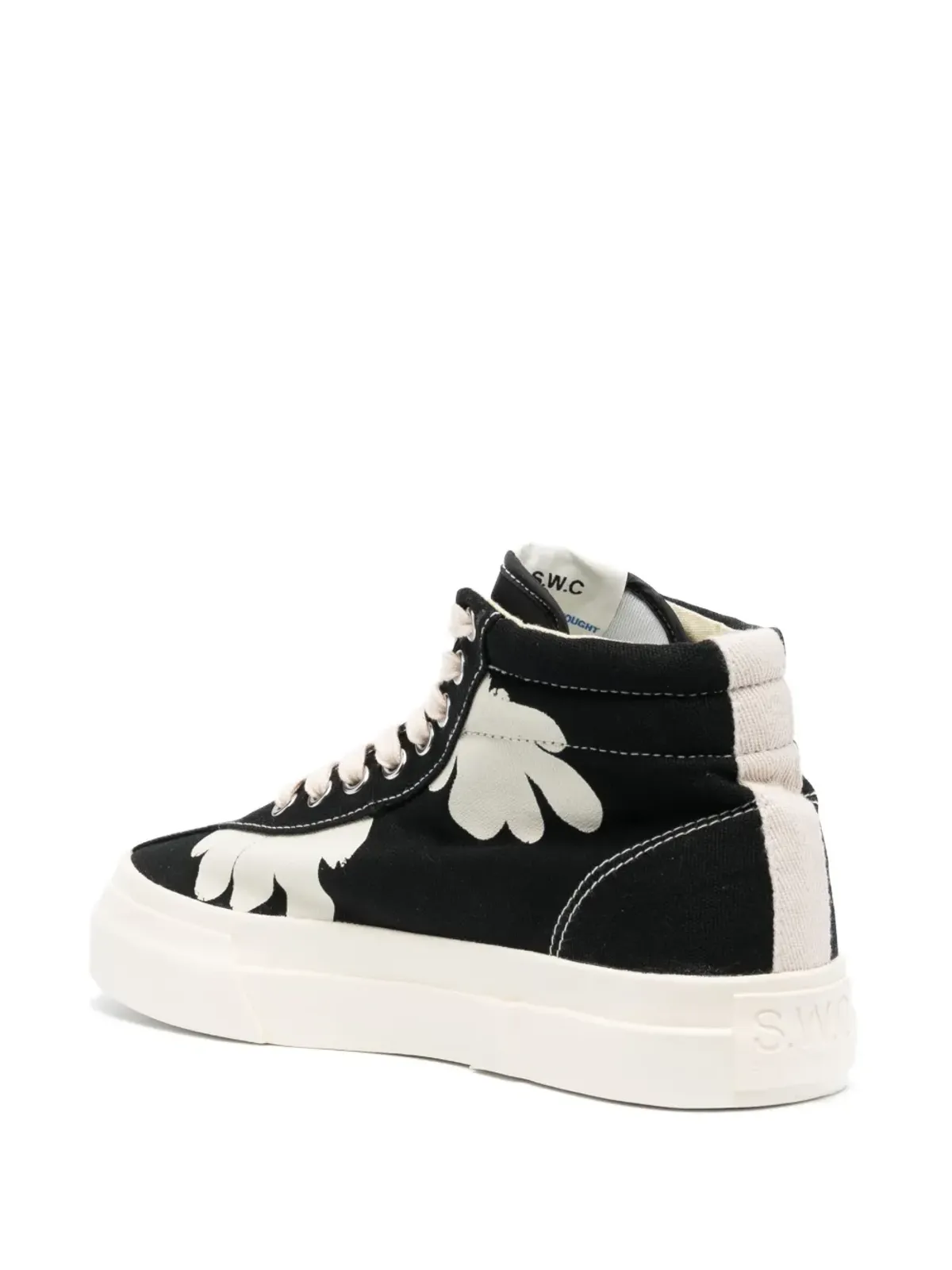 Stepney Workers Club Dellow Shroom high-top sneakers - Black - 画像3